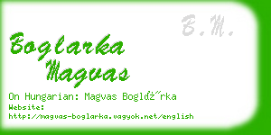 boglarka magvas business card